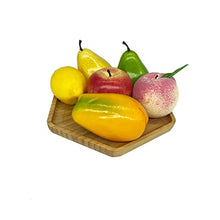 Load image into Gallery viewer, Bamboo Serving Trays Bread Plates Cheese Board/Charcuterie Platter 16.8"x12" Includes Two Hexagon One Square