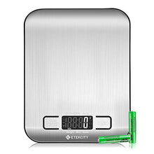Load image into Gallery viewer, Etekcity Food Kitchen Scale, Digital Grams and Ounces for Weight Loss, Baking, Cooking, Keto and Meal Prep, Small, 304 Stainless Steel
