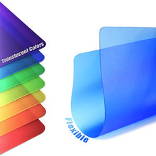 Load image into Gallery viewer, Flexible Plastic Cutting Board Mats, 7 Translucent Colors by Better Kitchen Products, Fotouzy BPA-Free, Non-Porous, and Dishwasher Safe, Set of 7