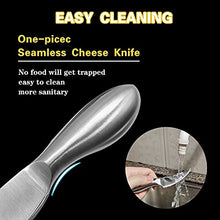 Load image into Gallery viewer, Cheese Knife Set-6 PC Stainless Steel Cheese with Cheese Slicer Cutter Spreader, Fork, charcuterie Board Accessories