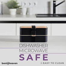 Load image into Gallery viewer, Premium Bento Lunch Box in 8 Modern Colors, 2 Compartments, Leak-proof, Includes Sauce Container, Divider, Cutlery & Chopsticks, 40oz Japanese Bento Box for Adults & Kids, Microwave-& Dishwasher-safe