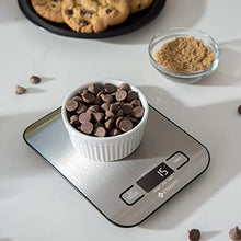 Load image into Gallery viewer, Etekcity Food Kitchen Scale, Digital Grams and Ounces for Weight Loss, Baking, Cooking, Keto and Meal Prep, Small, 304 Stainless Steel