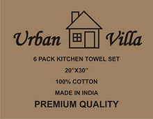 Load image into Gallery viewer, Urban Villa Kitchen Towels, Harvest Special Towels,Premium Quality, 100% Cotton Dish Towels,Mitered Corners,Ultra Soft (Size: 20 by 30 Inch), Highly Absorbent Bar Towels & Tea Towels - (Set of 6)