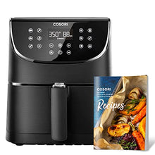 Load image into Gallery viewer, COSORI Air Fryer 5.8QT Oil Free XL Electric Hot Air Fryers Oven, Programmable 11-in-1 Cooker with Preheat & Shake Reminder, Equipped Digital Touchscreen and Nonstick Basket, 100 Recipes,