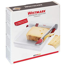 Load image into Gallery viewer, Westmark Germany Multipurpose Stainless Steel Cheese and Food Slicer with Board and Adjustable Thickness Dial (White)