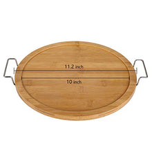 Load image into Gallery viewer, Yarlung 10 Inch Ceramic Divided Serving Dishes with Bamboo Platter, Relish Tray 6 Removable Bowls for Condiment, Appetizer, Chips, Dip, Nuts, Fruits, Veggies, Candy, Snacks