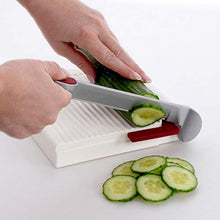 Load image into Gallery viewer, Westmark Germany Multipurpose Stainless Steel Cheese and Food Slicer with Board and Adjustable Thickness Dial (White)