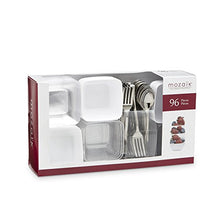 Load image into Gallery viewer, Mozaik 96-Piece Premium Plastic Tasting Set for Appetizers & Desserts