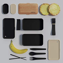 Load image into Gallery viewer, Premium Bento Lunch Box in 8 Modern Colors, 2 Compartments, Leak-proof, Includes Sauce Container, Divider, Cutlery & Chopsticks, 40oz Japanese Bento Box for Adults & Kids, Microwave-& Dishwasher-safe