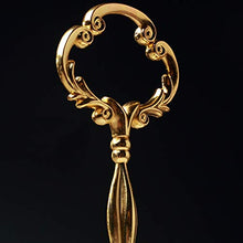 Load image into Gallery viewer, BonNoces 3-Tier Porcelain Embossed Cupcake Stand - Pure White Rimmed with Gold Dessert Cake Stand - Pastry Serving Tray Platter for Tea Party, Wedding and Birthday