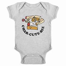Load image into Gallery viewer, Pop Threads CharCUTErie Board Cute Funny Gray 6M Infant Baby Boy Girl Bodysuit