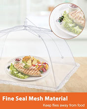 Load image into Gallery viewer, Anpro Food Cover, Food Tent, Pop-up Food Nets, Mesh Food Covers for Outside, Picnic Accessories, Reusable and Collapsible, 5 Pack (1 Extra Large-40 Inches, 4 Standard-17 Inches)