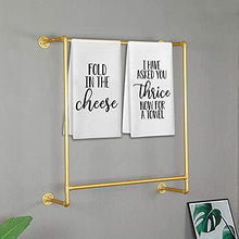 Load image into Gallery viewer, Saukore Funny Kitchen Towels, Fold in The Cheese Dish Towels Set, Super Absorbent Kitchen Hand Towels - 2 Pack Decorative Waffle Weave Dish Towels, Cute Birthday Gift, Housewarming Gifts
