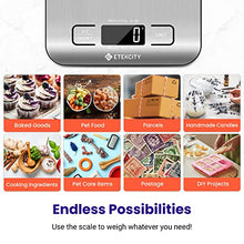 Load image into Gallery viewer, Etekcity Food Kitchen Scale, Digital Grams and Ounces for Weight Loss, Baking, Cooking, Keto and Meal Prep, Small, 304 Stainless Steel
