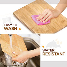 Load image into Gallery viewer, Bamboo Cutting Board Set of 4 - Kitchen Chopping Boards with Juice Groove for Meat, Cheese and Vegetables - Large Natural Wood Butcher Block, Cheese Board & Charcuterie Board