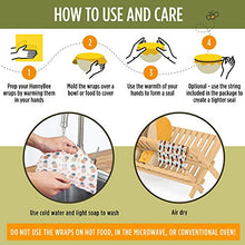 Load image into Gallery viewer, HUNNYBEEE Beeswax Reusable Food Wraps - (7 Packs) Beeswax Wrap Sustainable Products, Eco-Friendly Wax Wrap, Organization Storage Bags, Cheese Bee Wrappers Cling, Wax Paper for Food