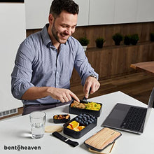 Load image into Gallery viewer, Premium Bento Lunch Box in 8 Modern Colors, 2 Compartments, Leak-proof, Includes Sauce Container, Divider, Cutlery & Chopsticks, 40oz Japanese Bento Box for Adults & Kids, Microwave-& Dishwasher-safe