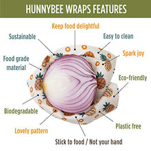 Load image into Gallery viewer, HUNNYBEEE Beeswax Reusable Food Wraps - (7 Packs) Beeswax Wrap Sustainable Products, Eco-Friendly Wax Wrap, Organization Storage Bags, Cheese Bee Wrappers Cling, Wax Paper for Food