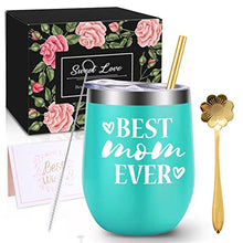Load image into Gallery viewer, Birthday Gifts for Women,Gifts for Women Wine Gifts Ideas for Women, BFF, Best Friends,Sister,Daughter, Wife, Travel Tumbler Cup for Coffee, Wine with Lid and Coffee Spoon