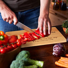 Load image into Gallery viewer, Charcuterie Board Wooden Engraved Smooth Cutting Board Portable Easy to Clean Funny Shark Coochie Board Meat and Cheese Board for Kitchen Camping Picnic(Shark 33X24)