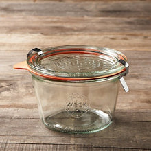 Load image into Gallery viewer, Weck 741 .25 Liter Mold Jars - 6 In A Set, With Lids, 6 Rings & 12 Clamps