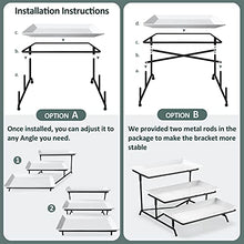 Load image into Gallery viewer, Yedio 3 Tier Rectangular Serving Platter, Porcelain 3 Tier Serving Tray for Fruit Dessert Display, Durable 3 Tier Serving Stand, Dishwasher Safe