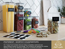 Load image into Gallery viewer, Airtight Food Storage Container Set - 24 Piece, Kitchen & Pantry Organization, BPA-Free, Plastic Canisters with Durable Lids Ideal for Cereal, Flour & Sugar - Labels, Marker & Spoon Set