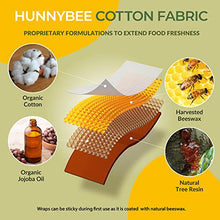 Load image into Gallery viewer, HUNNYBEEE Beeswax Reusable Food Wraps - (7 Packs) Beeswax Wrap Sustainable Products, Eco-Friendly Wax Wrap, Organization Storage Bags, Cheese Bee Wrappers Cling, Wax Paper for Food
