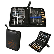 Load image into Gallery viewer, 46Pcs/Set Culinary Carving Tool Set, Acogedor Portable Fruit Carving Tools Set, Fruit Vegetable Food Garnishing / Cutting / Slicing Garnish Kitchen Tools Kit