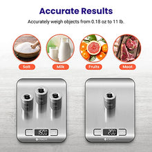 Load image into Gallery viewer, Etekcity Food Kitchen Scale, Digital Grams and Ounces for Weight Loss, Baking, Cooking, Keto and Meal Prep, Small, 304 Stainless Steel