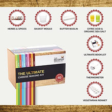 Load image into Gallery viewer, The Ultimate Cheese Making Kit | Make 10 Easy Vegetarian and Gluten-Free Cheeses For All Occasions | Fast, Fresh Homemade Cheese | Includes A Recipe Book and Ingredients, 32oz
