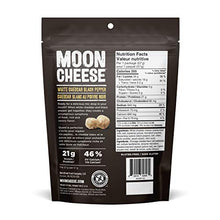 Load image into Gallery viewer, Moon Cheese White Chedda Black Peppa, 100% Cheddar Cheese, Low-Carb 10 Oz, Keto-Friendly, High Protein Snack Alternative to Protein Bars, Cookies, and Shakes, 57 Grams