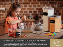 Load image into Gallery viewer, Airtight Food Storage Container Set - 24 Piece, Kitchen & Pantry Organization, BPA-Free, Plastic Canisters with Durable Lids Ideal for Cereal, Flour & Sugar - Labels, Marker & Spoon Set