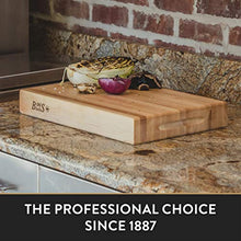 Load image into Gallery viewer, John Boos Block RA01 Maple Wood Edge Grain Reversible Cutting Board, 18 Inches x 12 Inches x 2.25 Inches