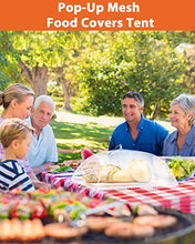 Load image into Gallery viewer, Anpro Food Cover, Food Tent, Pop-up Food Nets, Mesh Food Covers for Outside, Picnic Accessories, Reusable and Collapsible, 5 Pack (1 Extra Large-40 Inches, 4 Standard-17 Inches)