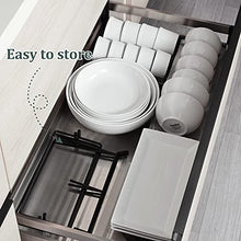 Load image into Gallery viewer, Yedio 3 Tier Rectangular Serving Platter, Porcelain 3 Tier Serving Tray for Fruit Dessert Display, Durable 3 Tier Serving Stand, Dishwasher Safe