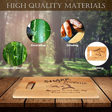 Load image into Gallery viewer, Charcuterie Board Wooden Engraved Smooth Cutting Board Portable Easy to Clean Funny Shark Coochie Board Meat and Cheese Board for Kitchen Camping Picnic(Shark 33X24)
