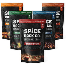 Load image into Gallery viewer, BBQ Spices And Rubs Gift Set - Spice Rack Co BBQ Rubs And Spices Gift Set, Grilling Smoker Spices And Rubs Gift Set Of 5 Meat Rubs For Smoking, Gifts For Meat Smokers & BBQ Gifts For Men & Women (5pk)