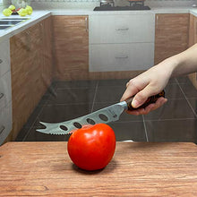 Load image into Gallery viewer, TUO Cheese Knife - Tomato Knife Fruit Knife 5.5" - Serrated Edge - German Steel Blade - Mutil-Use- Pakkawood Handle - Gift Box Included - Fiery Series