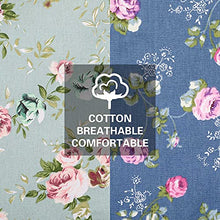 Load image into Gallery viewer, SUSSURRO 2 Pack Floral Aprons with 2 Pockets, Cotton Canvas Chef Bakers Apron Cooking Baking Adjustable Kitchen Aprons with Rose Pattern for Mom Wife