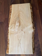 Load image into Gallery viewer, Artisanal wooden live-edge charcuterie board