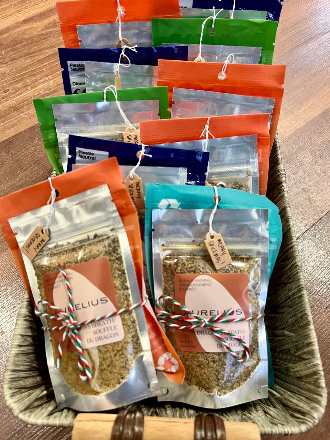 Merry Spicemas dip and spice sets