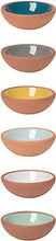 Load image into Gallery viewer, Now Designs Terracotta Pinch Bowls, Set of 6, Multicolor(5046001)
