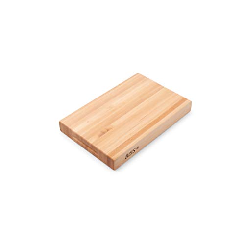 John Boos Block RA01 Maple Wood Edge Grain Reversible Cutting Board, 18 Inches x 12 Inches x 2.25 Inches