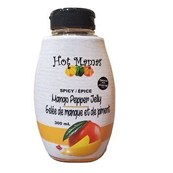 Hot Mamas Spicy Mango Pepper Jelly in Squeezable Bottle, 300ml