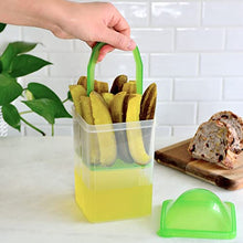 Load image into Gallery viewer, Youngever 2 Pack Pickle Container with Strainer, Plastic Pickle Holder with Strainer, Pickle Keeper with Lid
