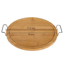 Load image into Gallery viewer, Yarlung 10 Inch Ceramic Divided Serving Dishes with Bamboo Platter, Relish Tray 6 Removable Bowls for Condiment, Appetizer, Chips, Dip, Nuts, Fruits, Veggies, Candy, Snacks
