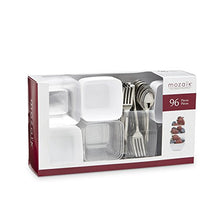 Load image into Gallery viewer, Mozaik 96-Piece Premium Plastic Tasting Set for Appetizers &amp; Desserts
