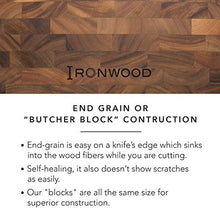 Load image into Gallery viewer, Ironwood 3&quot; End Grain Union Stock Yard Professional Chopping Butcher Block
