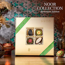 Load image into Gallery viewer, Laumiere Gourmet Fruits - Crescent Collection - Dried Fruits and Nuts Basket - Box - Hamper - Ramadan - Eid - Festive Celebrations - No Added Sugar - Healthy - Natural (Square)
